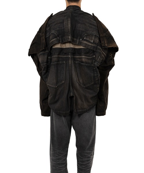 ブルゾン アウター Reconstructed Denim Jacket メンズの画像