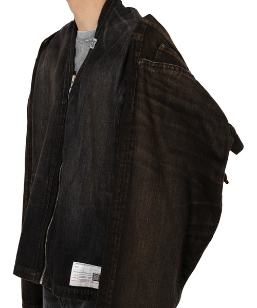 ブルゾン アウター Reconstructed Denim Jacket メンズの画像