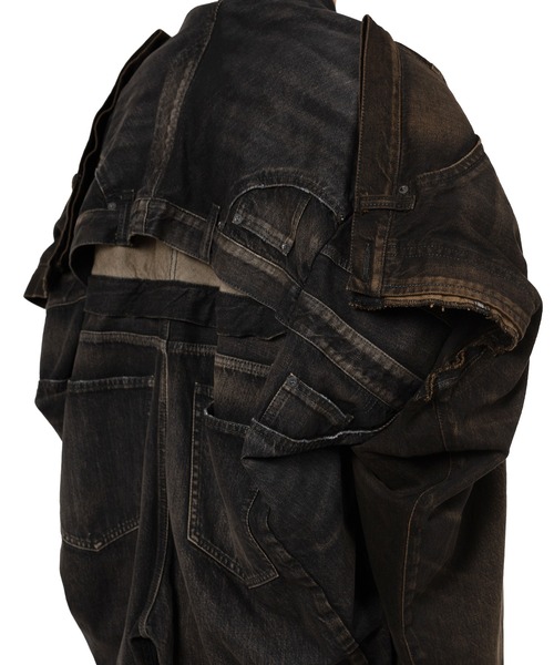 ブルゾン アウター Reconstructed Denim Jacket メンズの画像