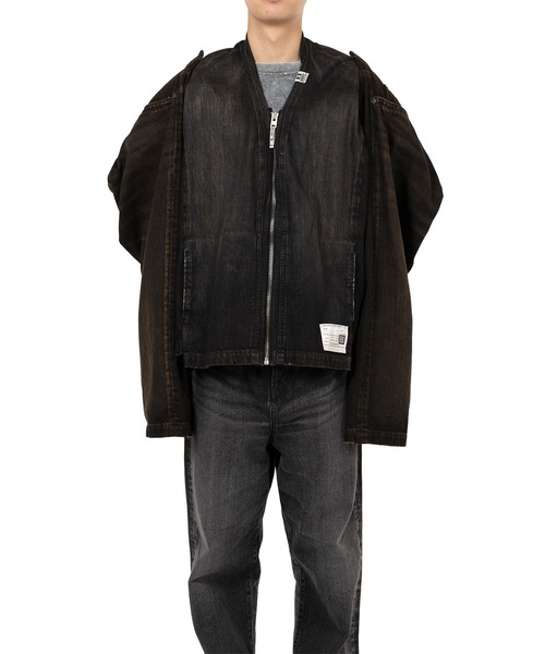 ブルゾン アウター Reconstructed Denim Jacket メンズの画像