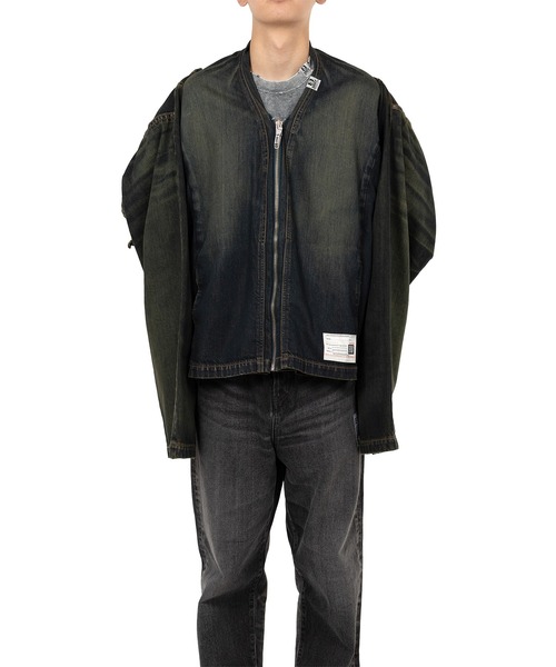 ブルゾン アウター Reconstructed Denim Jacket メンズの画像