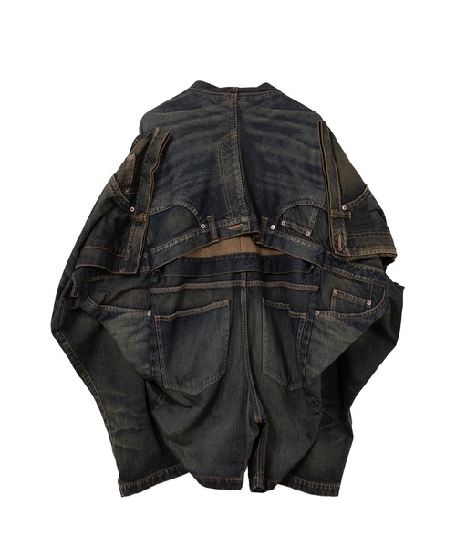 ブルゾン アウター Reconstructed Denim Jacket メンズの画像