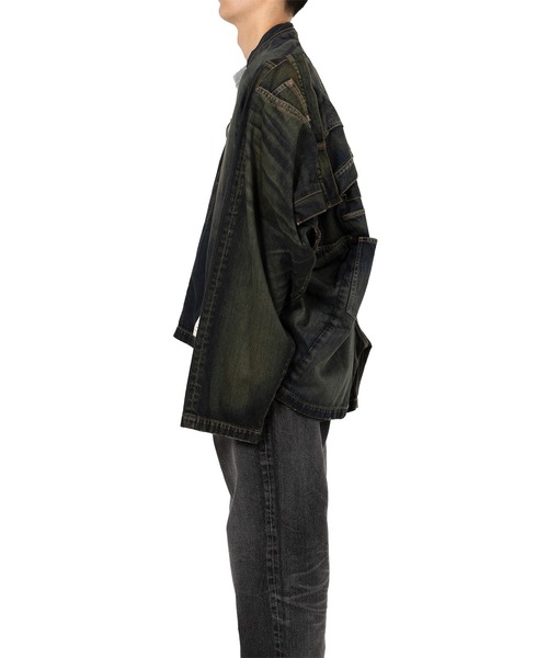 ブルゾン アウター Reconstructed Denim Jacket メンズの画像