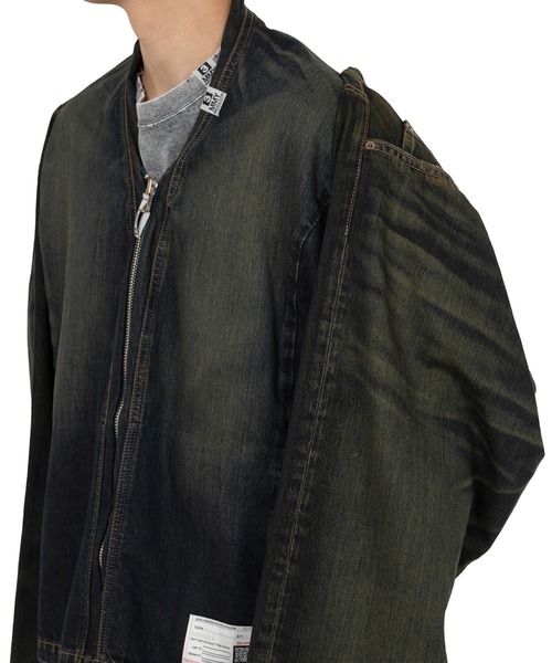 ブルゾン アウター Reconstructed Denim Jacket メンズの画像