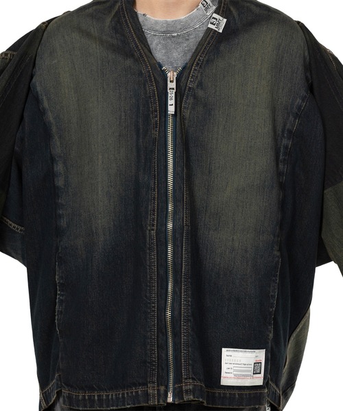 ブルゾン アウター Reconstructed Denim Jacket メンズの画像
