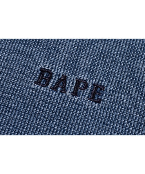 tシャツ BAPE INDIGO RIB TEE レディース A BATHING APE tシャツ BAPE INDIGO RIB TEE レディース