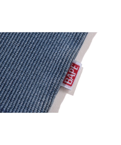 A BATHING APE tシャツ BAPE INDIGO RIB TEE レディース