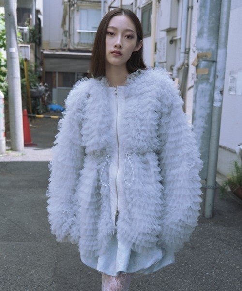 HONEY MI HONEY（ハニーミーハニー） ブルゾン アウター tulle tiered