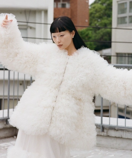 HONEY MI HONEY（ハニーミーハニー） ブルゾン アウター tulle tiered