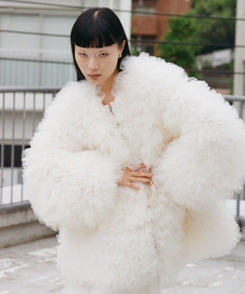 HONEY MI HONEY（ハニーミーハニー） ブルゾン アウター tulle tiered