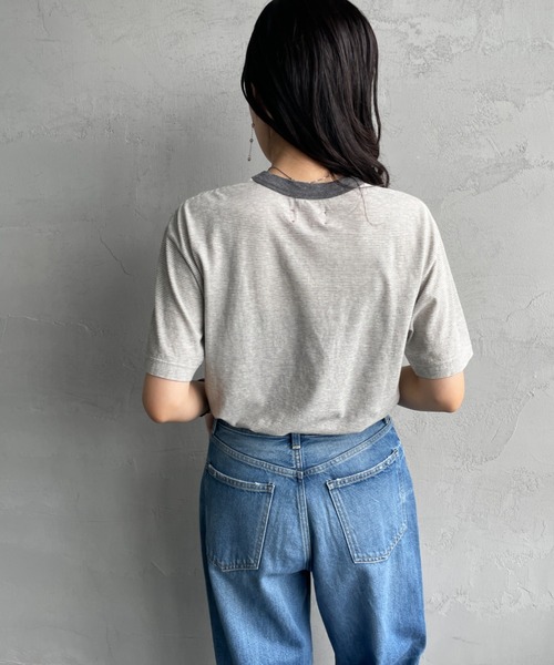 完売品【MEYAME】ボーダー　レイヤード　トップス MEYAME レディーストップス（柄：ボーダー）｜ファッション