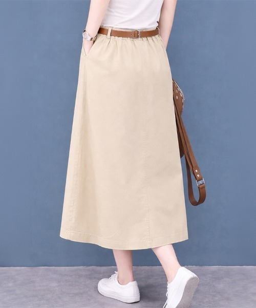 Sally Lunn スカート フロントボタンAラインスカート : ZOZOTOWN Yahoo