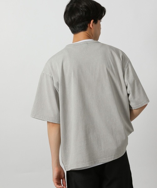 LAKOLE tシャツ ピグメントヘンリーネックT / 571783 メンズ