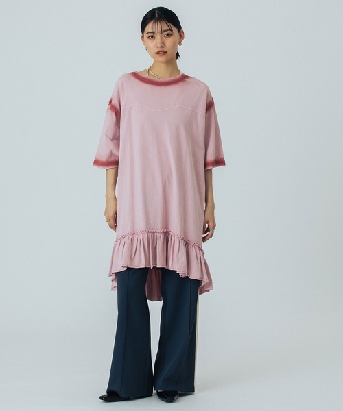 ROSE BUD（ローズバッド） ワンピース FRILL TEE DRESS : ZOZOTOWN