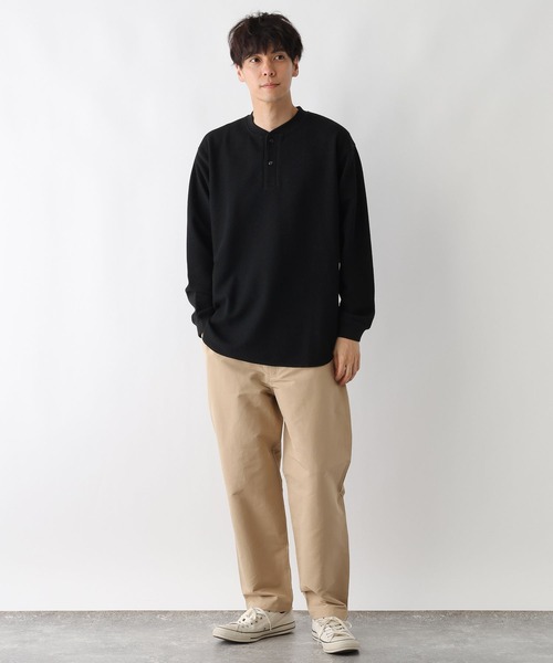 FOUND GOOD（ファウンドグッド） tシャツ ワッフルヘンリーネックT