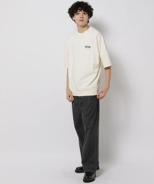「niko and...」 半袖Tシャツ LARGE オフホワイト メンズ