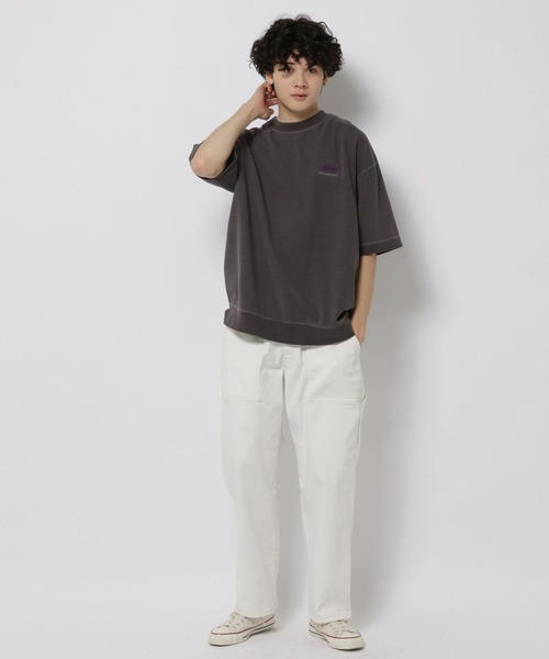 「niko and...」 半袖Tシャツ LARGE オフホワイト メンズ