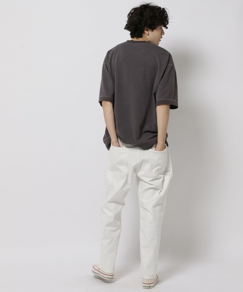 「niko and...」 半袖Tシャツ LARGE オフホワイト メンズ
