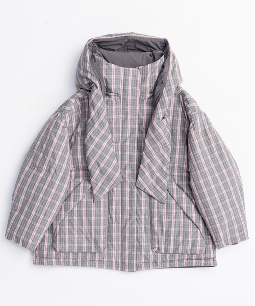 SPECIAL GUEST チェック柄ダウンジャケット MAISON SPECIAL ダウンコート ダウンジャケット 「25AW PRE