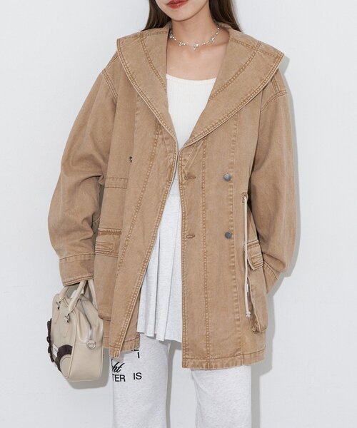 ブルゾン茶contrail✈︎様 CIAOPANIC（チャオパニック） ブルゾン アウター 「ANTI WARP /アンチ