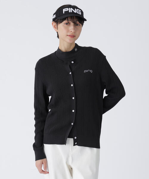 新品♡リブアンサンブル PING（ピン） アンサンブル 「PING APPAREL」アンサンブルニット