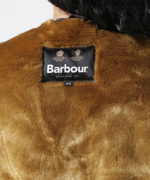 「Barbour」 ベスト 40 ブラウン レディース