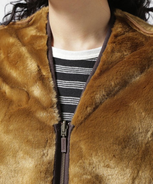 「Barbour」 ベスト 40 ブラウン レディース