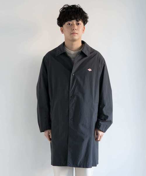 Danton（ダントン） ステンカラーコート 38 ライトベージュ メンズ