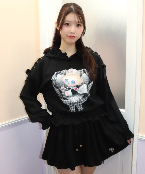 Secret Honey スカパン シーハニ Secret Honey スカート 裾ダブルフリルスカパン : ZOZOTOWN