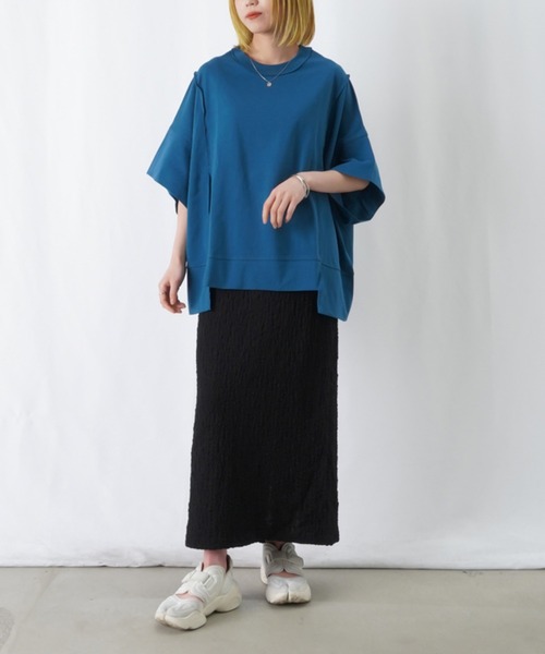 「LUCA/LADY LUCK LUCA」 半袖カットソー FREE ブラック レディース_画像3