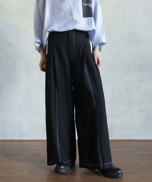 BITTOKO（ビットコ） スラックス パンツ センターステッチパンツ