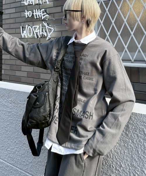 tシャツ 「nmtc+」logo long sleeve / 「エヌエムティーシープラス