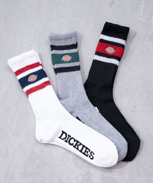 Dickies（ディッキーズ） ハイソックス 靴下 「Dickies」クルー丈 3P