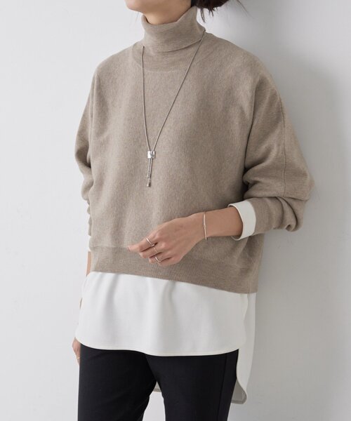 BEARDSLEY（ビアズリー） ニット セーター ハイネックドルマンニット