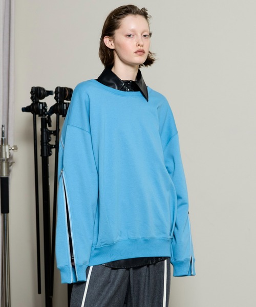 MAISON SPECIAL（メゾンスペシャル） トレーナー スウェット Zip Sweat