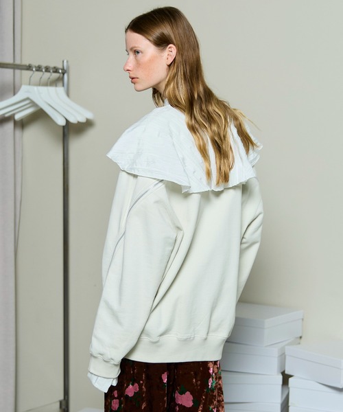 MAISON SPECIAL（メゾンスペシャル） トレーナー スウェット Zip Sweat