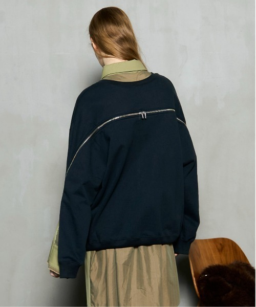 MAISON SPECIAL（メゾンスペシャル） トレーナー スウェット Zip Sweat