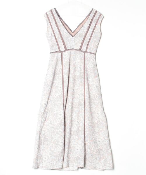 Her lip to ノースリーブワンピース M ベージュ レディース : ZOZOTOWN