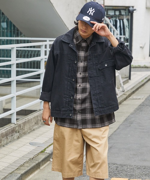 「MONO-MART」 「retock's」半袖シャツ M アイボリー メンズ_画像9