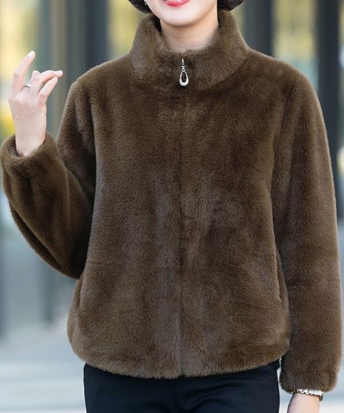 Sally Lunn ブルゾン アウター ジップフリースブルゾン レディース