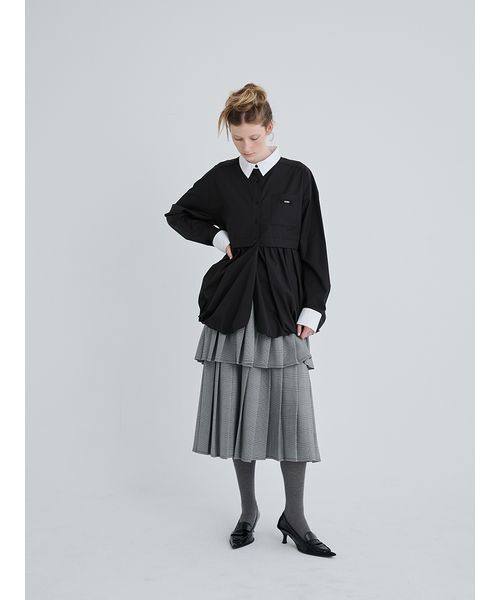 SORIN（ソリン） スカート Layered Pleated Skirt/レイヤードプリーツ