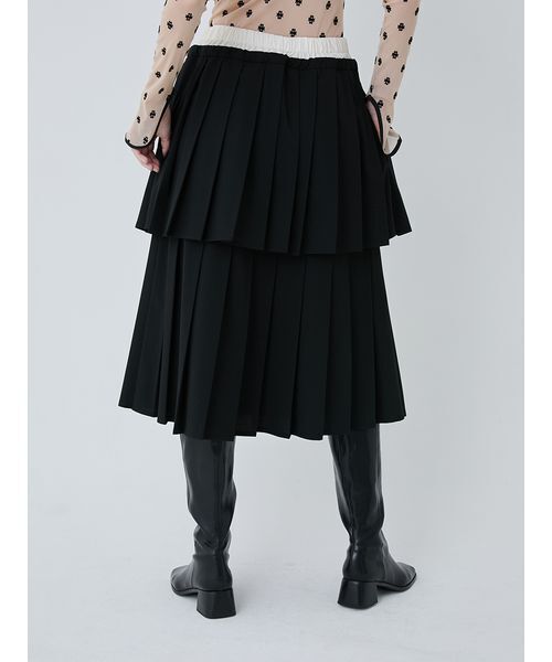 SORIN（ソリン） スカート Layered Pleated Skirt/レイヤードプリーツ