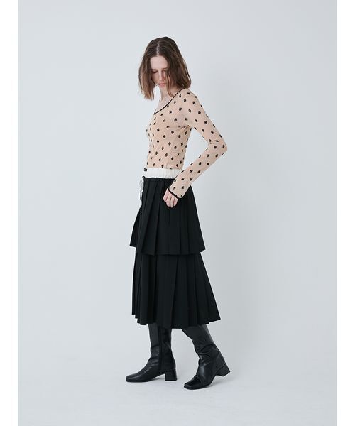 SORIN(ソリン) スカート Layered Pleated Skirt/レイヤードプリーツ SORIN(ソリン) スカート Layered Pleated Skirt/レイヤードプリーツ