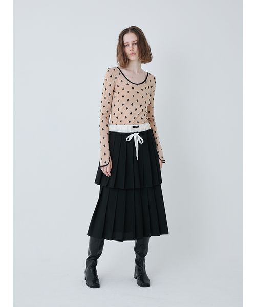 SORIN（ソリン） スカート Layered Pleated Skirt/レイヤードプリーツ