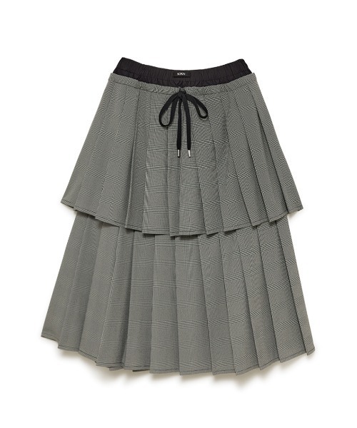 SORIN（ソリン） スカート Layered Pleated Skirt/レイヤードプリーツ