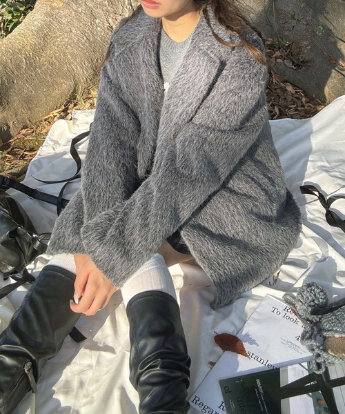 AS KNOW AS（アズノゥアズ） ジャケット テーラードジャケットダブルに