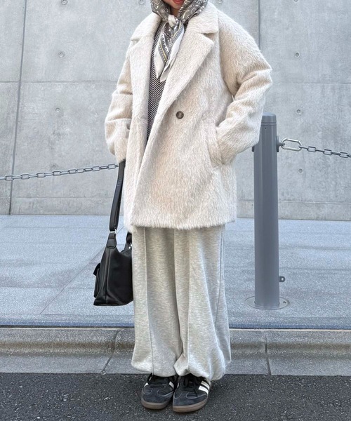 AS KNOW AS（アズノゥアズ） ジャケット テーラードジャケットダブルに