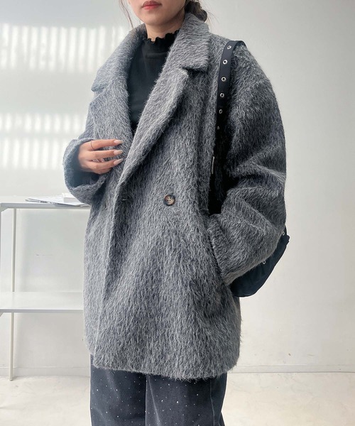 AS KNOW AS（アズノゥアズ） ジャケット テーラードジャケットダブルに