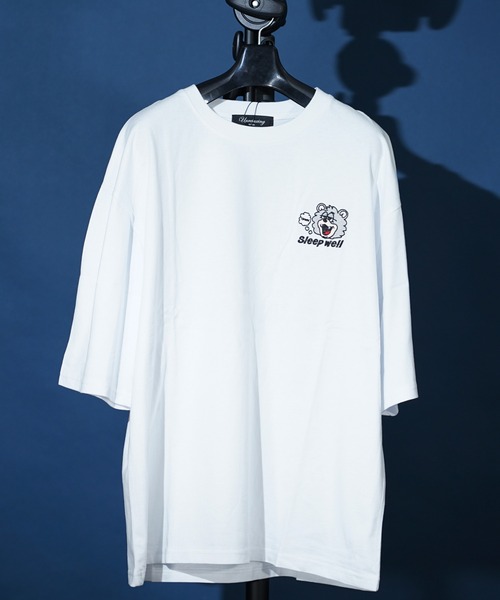 「MEMENTISM」 「unrelaxing」7分袖Tシャツ X-LARGE スミクロ メンズ_画像3