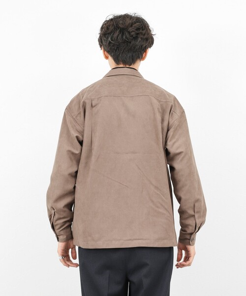 NOLLEY'S（ノーリーズ） ブルゾン アウター ポリスエード シャツ